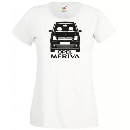 Auto fan Opel Meriva minima eleje női rövid ujjú póló