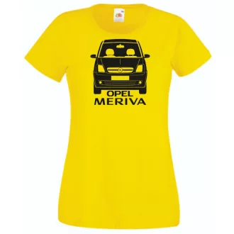 Auto fan Opel Meriva minima eleje női rövid ujjú póló