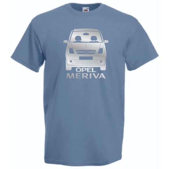 Auto fan Opel Meriva minima eleje férfi rövid ujjú póló