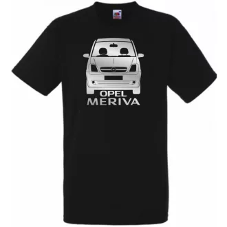 Auto fan Opel Meriva minima eleje férfi rövid ujjú póló
