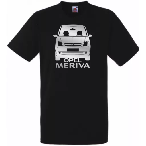 Auto fan Opel Meriva minima eleje férfi rövid ujjú póló