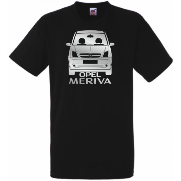 Auto fan Opel Meriva minima eleje férfi rövid ujjú póló