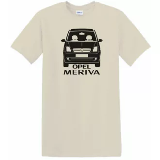 Auto fan Opel Meriva minima eleje férfi rövid ujjú póló