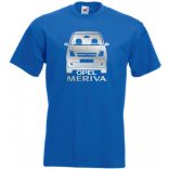 Auto fan Opel Meriva minima eleje férfi rövid ujjú póló