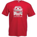 Auto fan Opel Meriva minima eleje férfi rövid ujjú póló