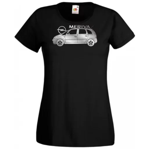 Auto fan Opel Meriva minima oldala női rövid ujjú póló