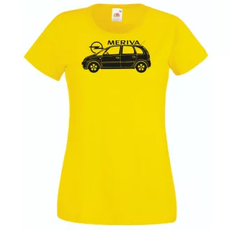 Auto fan Opel Meriva minima oldala női rövid ujjú póló