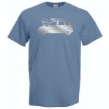 Auto fan Opel Meriva minima oldala férfi rövid ujjú póló