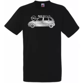   Auto fan Opel Meriva minima oldala férfi rövid ujjú póló
