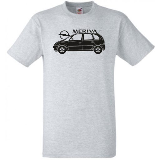 Auto fan Opel Meriva minima oldala férfi rövid ujjú póló