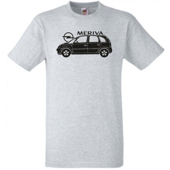 Auto fan Opel Meriva minima oldala férfi rövid ujjú póló