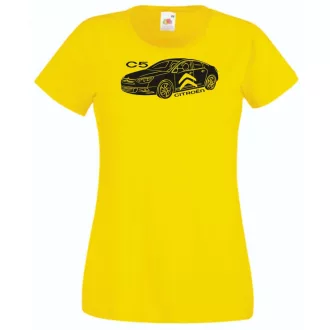 Auto fan Citroen C5 minima női rövid ujjú póló