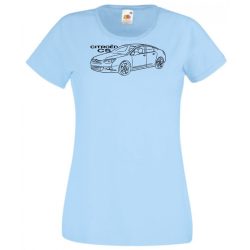 Auto fan Citroen C5 minima rajz női rövid ujjú póló