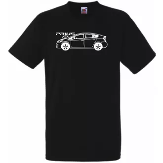 Auto fan Toyota Prius rajz férfi rövid ujjú póló