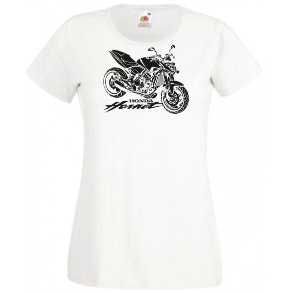 Motor fan Honda Hornet stencil női rövid ujjú póló