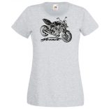 Motor fan Honda Hornet stencil női rövid ujjú póló