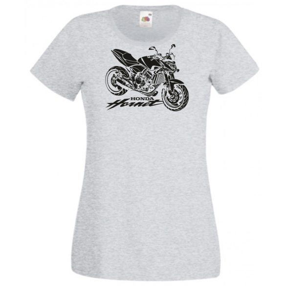 Motor fan Honda Hornet stencil női rövid ujjú póló
