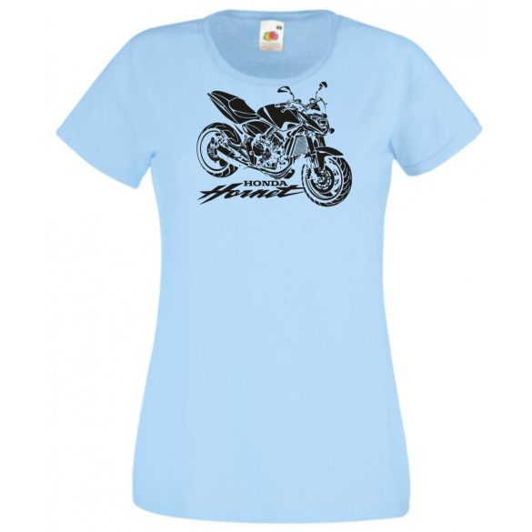 Motor fan Honda Hornet stencil női rövid ujjú póló