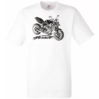 Motor fan Honda Hornet stencil férfi rövid ujjú póló