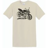 Motor fan Honda Hornet stencil férfi rövid ujjú póló