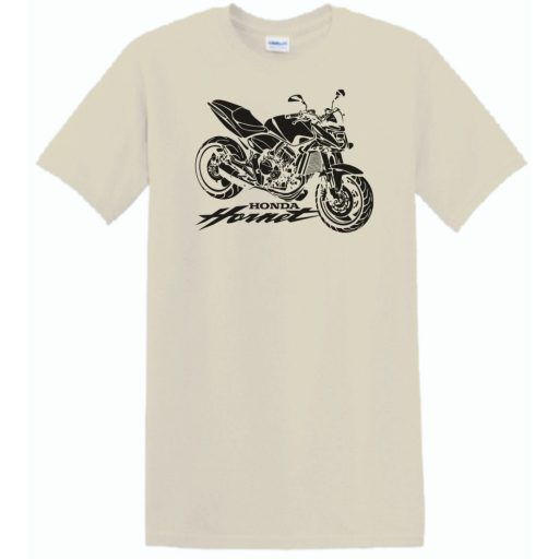 Motor fan Honda Hornet stencil férfi rövid ujjú póló