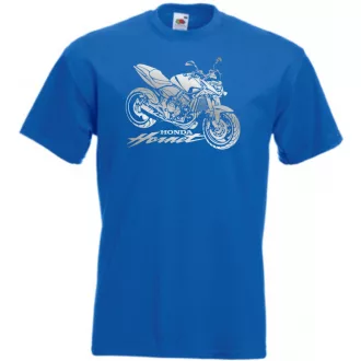 Motor fan Honda Hornet stencil férfi rövid ujjú póló