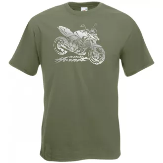 Motor fan Honda Hornet stencil férfi rövid ujjú póló