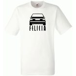 Autó fan Felicia minima férfi rövid ujjú póló