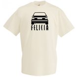 Autó fan Felicia minima férfi rövid ujjú póló