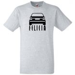 Autó fan Felicia minima férfi rövid ujjú póló
