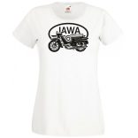 Retro Motor fan Jawa minima női rövid ujjú póló