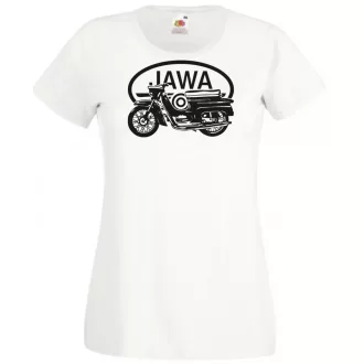 Retro Motor fan Jawa minima női rövid ujjú póló