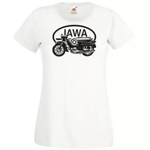 Retro Motor fan Jawa minima női rövid ujjú póló