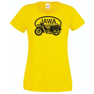 Retro Motor fan Jawa minima női rövid ujjú póló