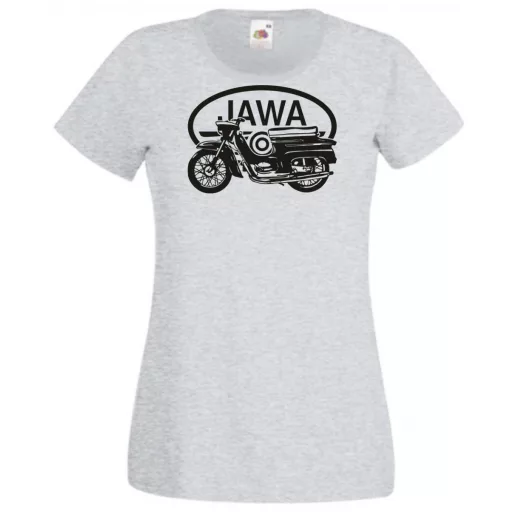 Retro Motor fan Jawa minima női rövid ujjú póló