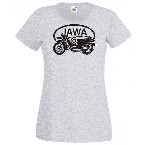 Retro Motor fan Jawa minima női rövid ujjú póló