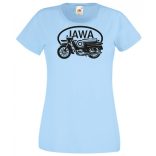 Retro Motor fan Jawa minima női rövid ujjú póló