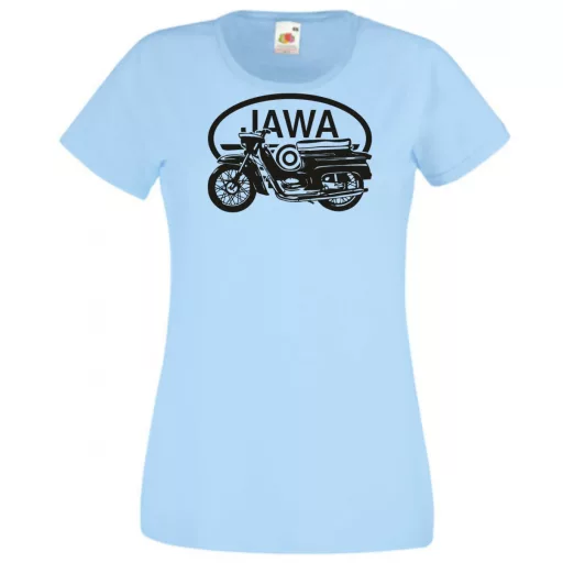 Retro Motor fan Jawa minima női rövid ujjú póló