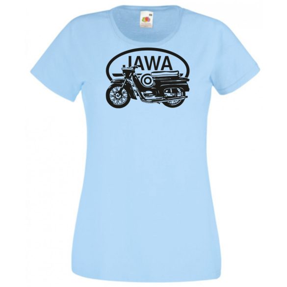 Retro Motor fan Jawa minima női rövid ujjú póló