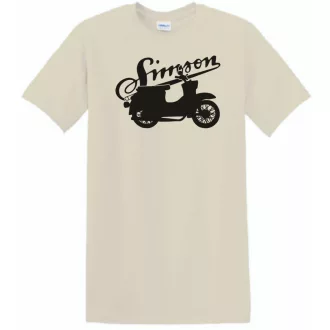 Retro Motor fan Simson Schwalbe férfi rövid ujjú póló