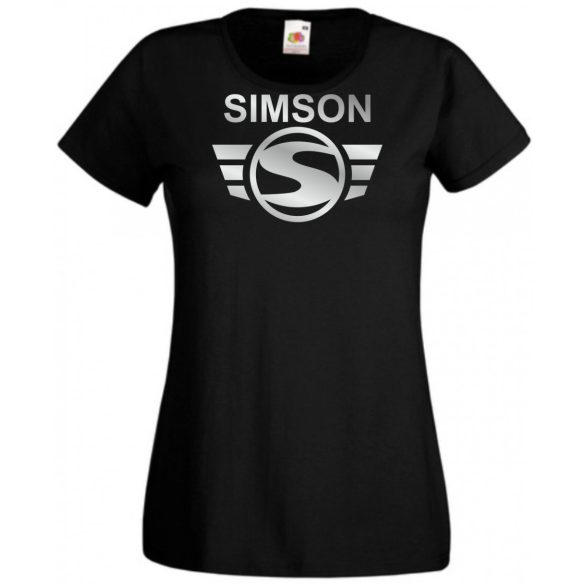 Retro Motor fan Simson Schwalbe női rövid ujjú póló