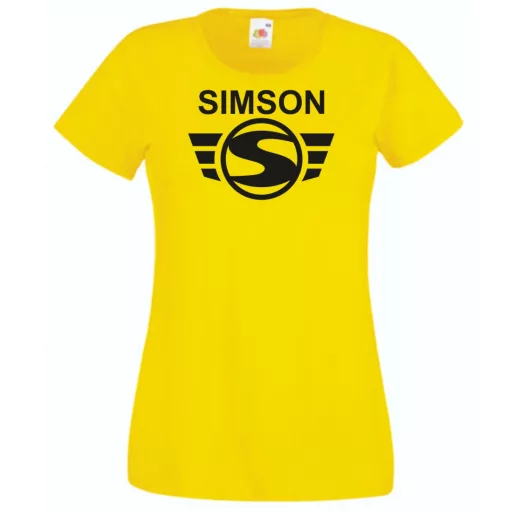 Retro Motor fan Simson Schwalbe női rövid ujjú póló