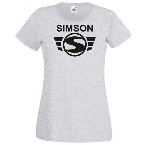 Retro Motor fan Simson Schwalbe női rövid ujjú póló