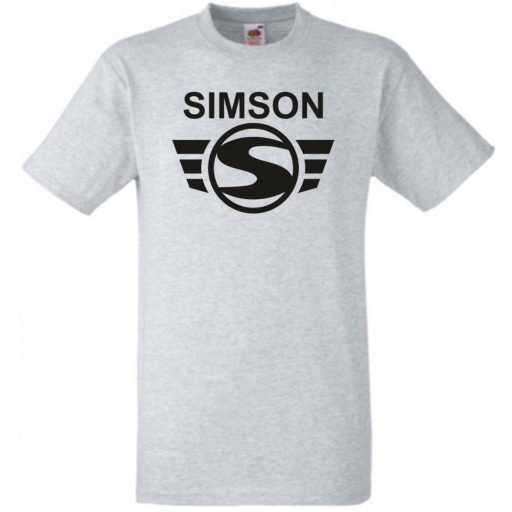 Retro Motor fan Simson Schwalbe férfi rövid ujjú póló