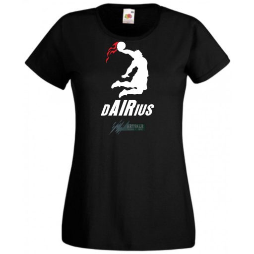 Humor Sport fan kosaras - dAIRius női rövid ujjú póló