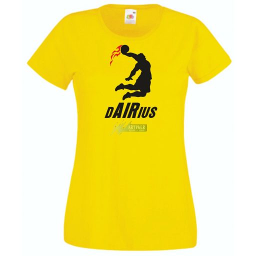 Humor Sport fan kosaras - dAIRius női rövid ujjú póló