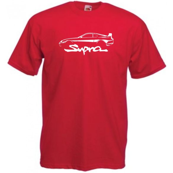 Autó fan Toyota Supra férfi rövid ujjú póló