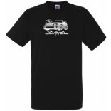 Autó fan Toyota Supra minima férfi rövid ujjú póló