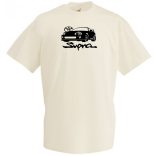 Autó fan Toyota Supra minima férfi rövid ujjú póló