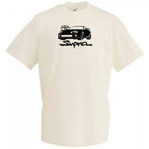Autó fan Toyota Supra minima férfi rövid ujjú póló